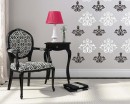 Damask Wall Pattern Decal Modern Vinyl Art Stickers